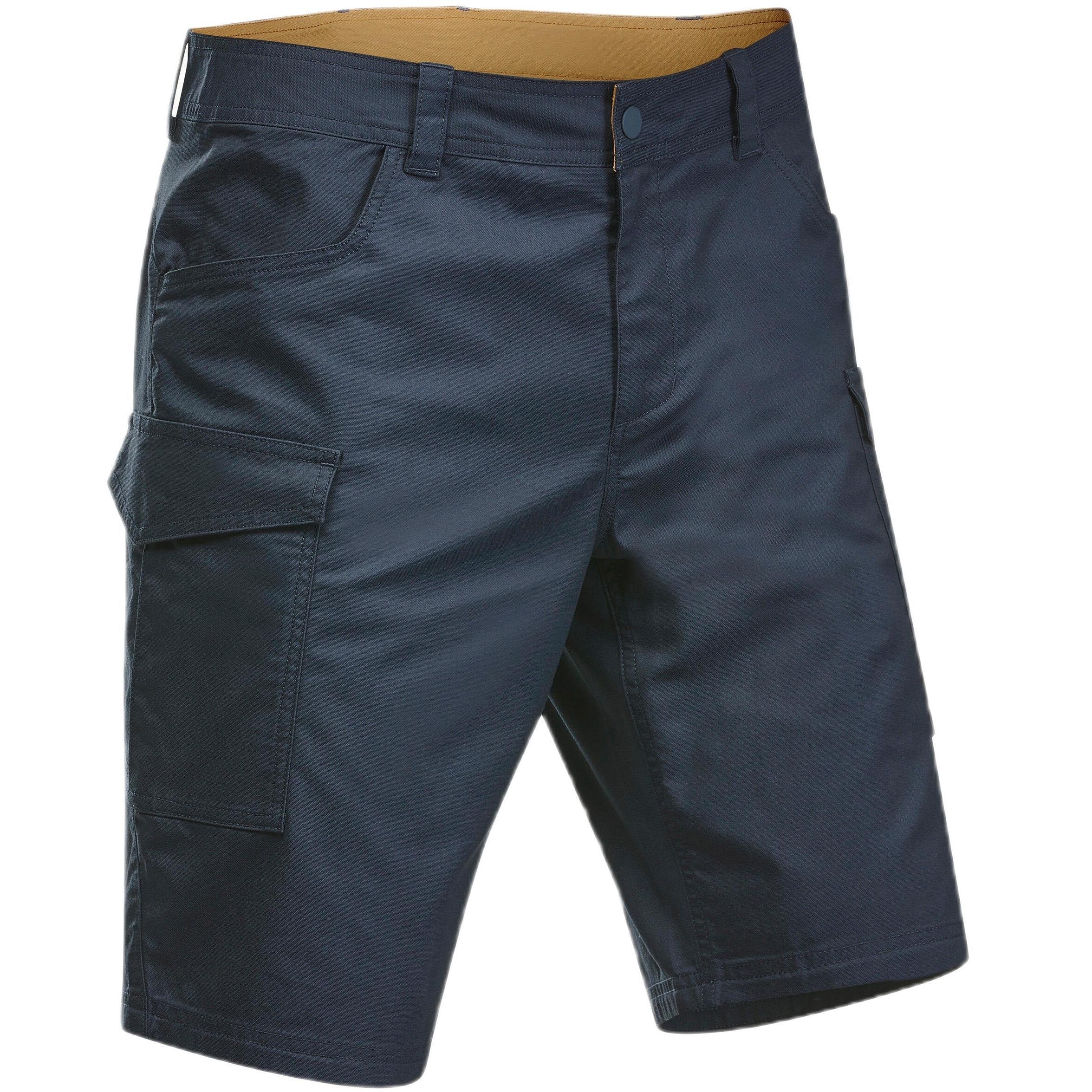 Шорти чоловічі для туризму Quechua NH550 8644406 40 синіфото1