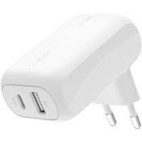 Сетевое зарядное устройство Belkin Home Charger 42Вт USB-C PD PPS 30Вт, USB-A 12Вт, White (WCB009VFWH)