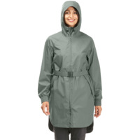 Дождевик женский Quechua Raincut Long водонепроницаемый 8589389 3XL хаки