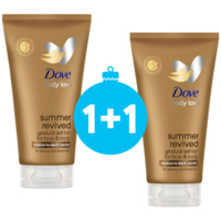 Крем-лосьйон автозасмага Dove Summer Revived для обличчя та тіла від середнього до темного 75 мл