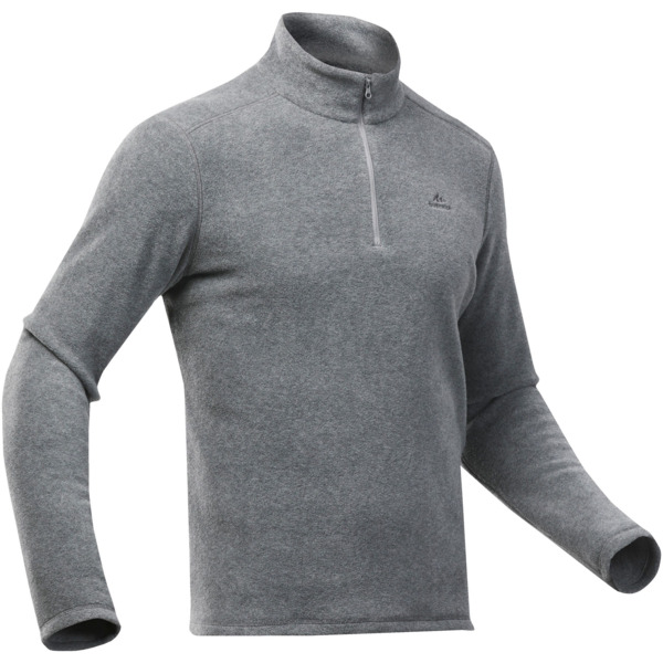 

Флисовая кофта мужская Quechua MH100 8772946 L серая