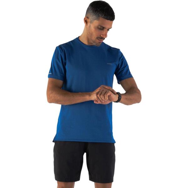 

Футболка мужская для бега Kiprun Run Dry+ 8861727 2XL синяя