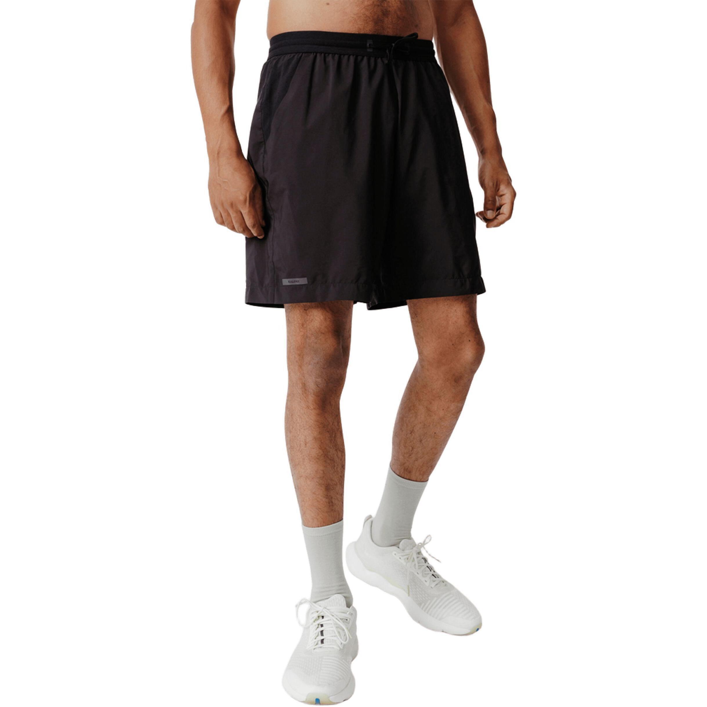 Шорты мужские для бега Kalenji Run Dry 550 8772968 3XL черные фото 1