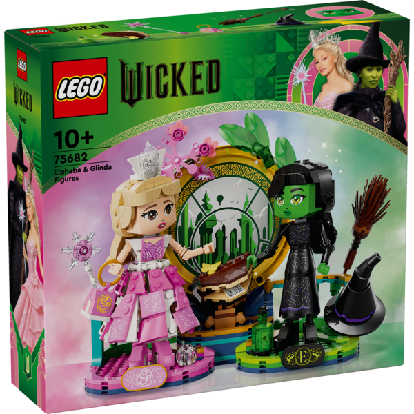 Акція на Конструктор LEGO 75682 Wicked Фигурки Эльфабы и Глинды від MOYO