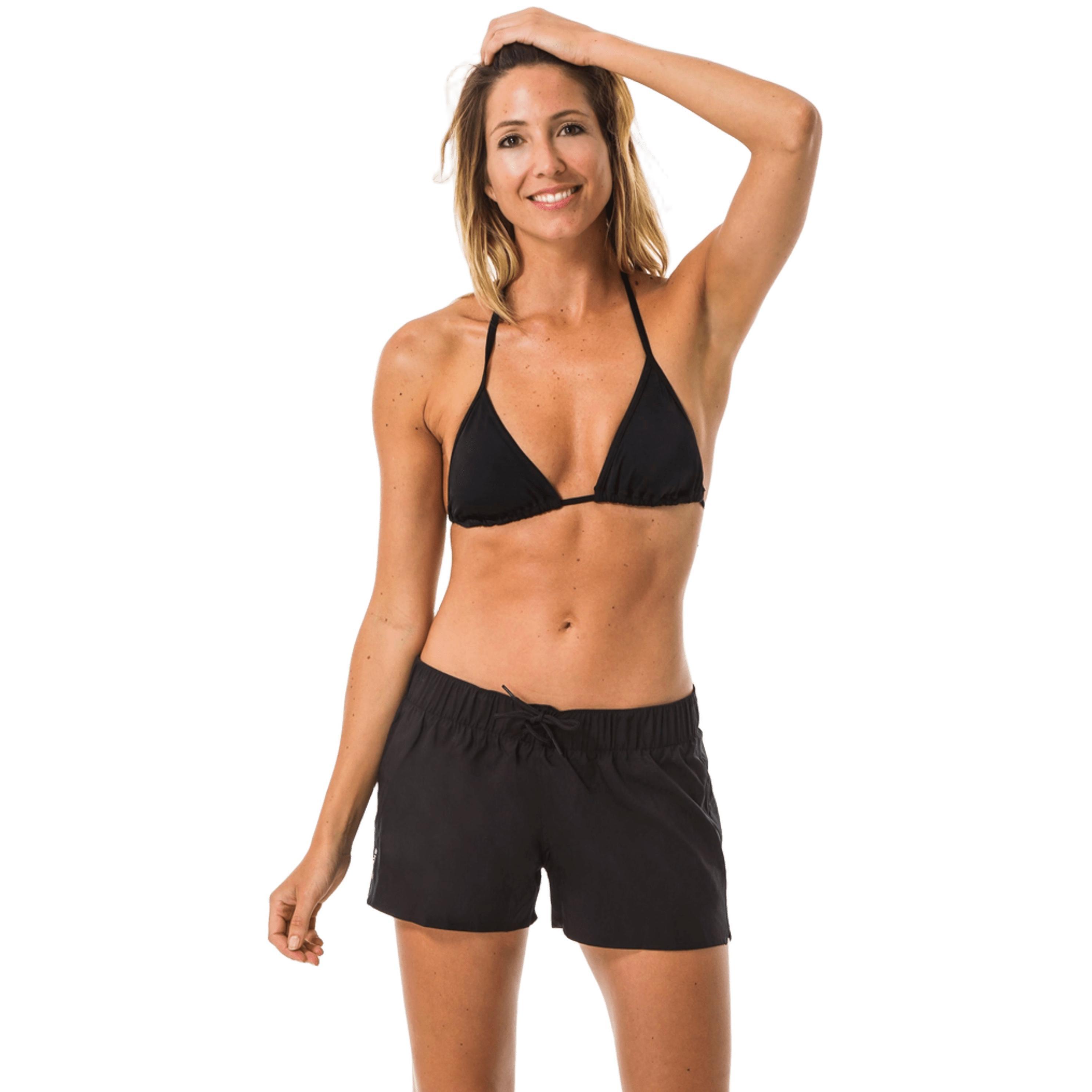 Шорты женские для серфинга Olaian Tana 8486148 36 черные фото 1