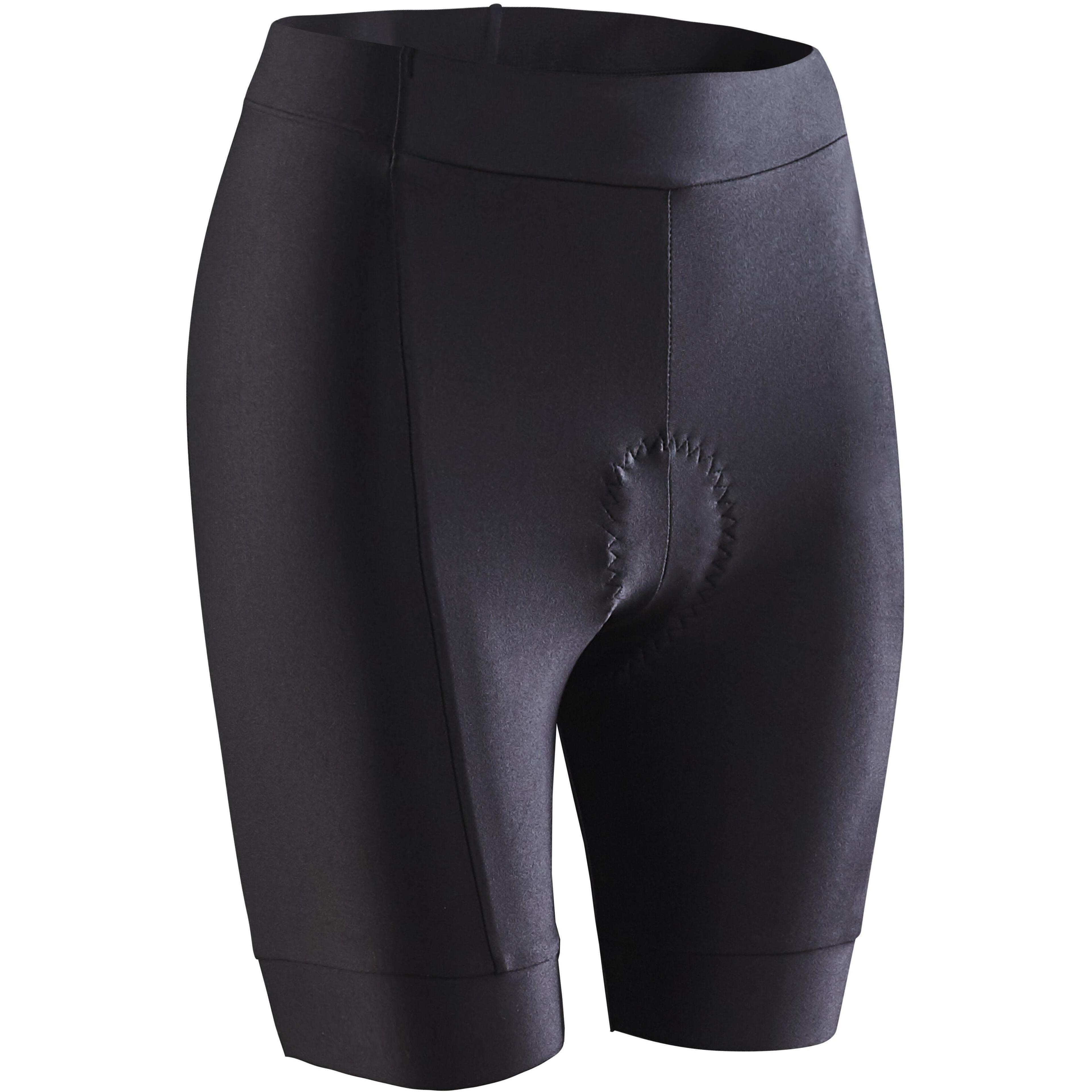 Велошорты женские Van Rysel 100 8586926 XS черные фото 1