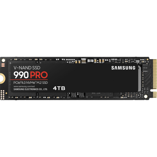 SSD накопитель SAMSUNG M.2 4TB PCIe 4.0 990PRO (MZ-V9P4T0BW)