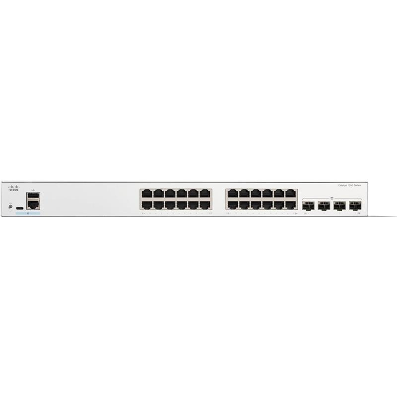 Комутатор Cisco Catalyst 1200 24xGE, 4x10G SFP+ (C1200-24T-4X)фото