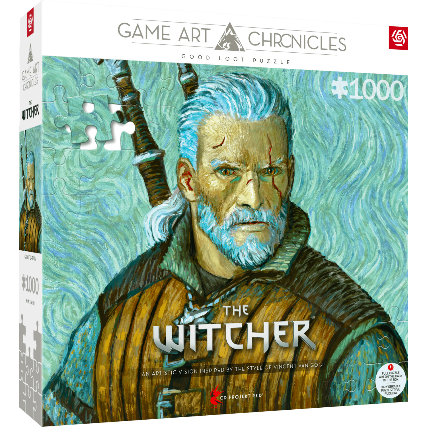 Пазл The Witcher Geralt of Rivia &amp; Vincent van Gogh 1000 эл. (5908305247548) фото 