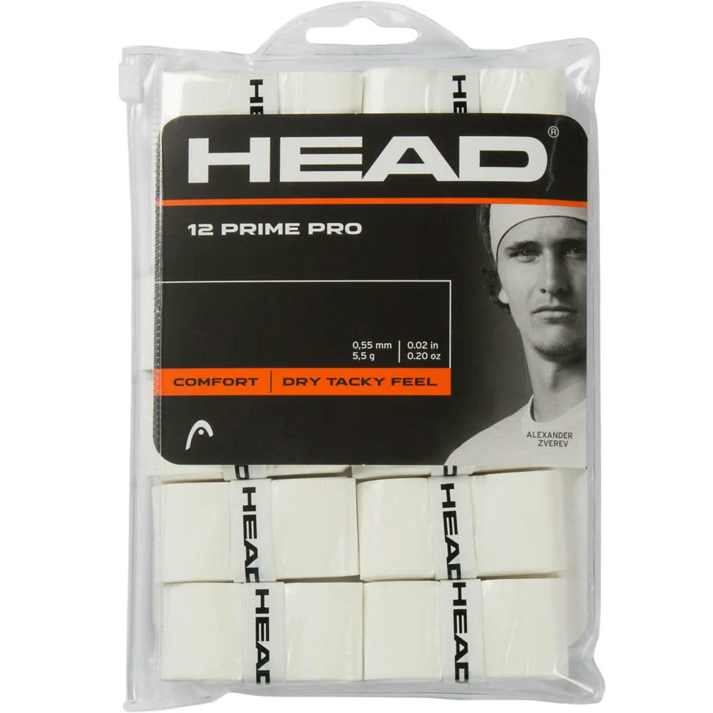 Овергрип HEAD ( 285329 ) Prime Pro 12 пк Pack (Overgrip) 2020 WHфото