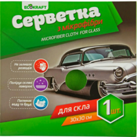 Серветка Ecokraft для скла з мікрофібри 30*30 см