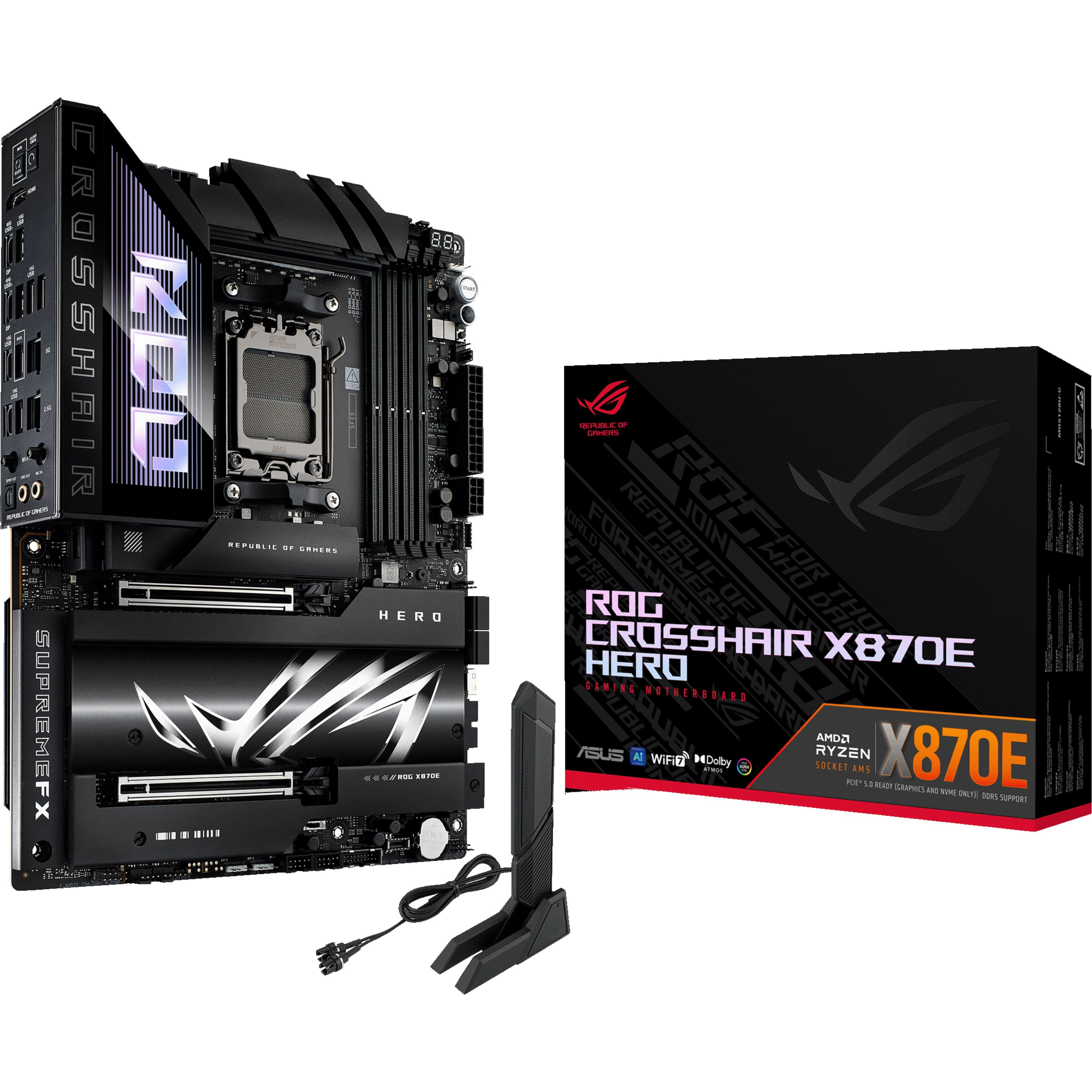 Материнcька плата ASUS ROG CROSSHAIR X870E HERO sAM5 WiFi (90MB1IE0-M0EAY0)фото1