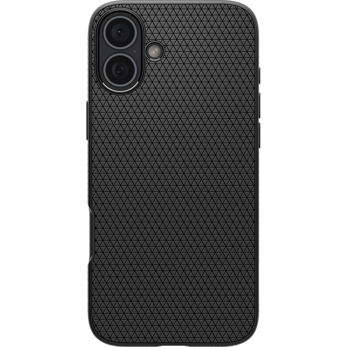 Чехол Spigen для Apple iPhone 16 Plus, Liquid Air, Matte Black (ACS08066) фото 