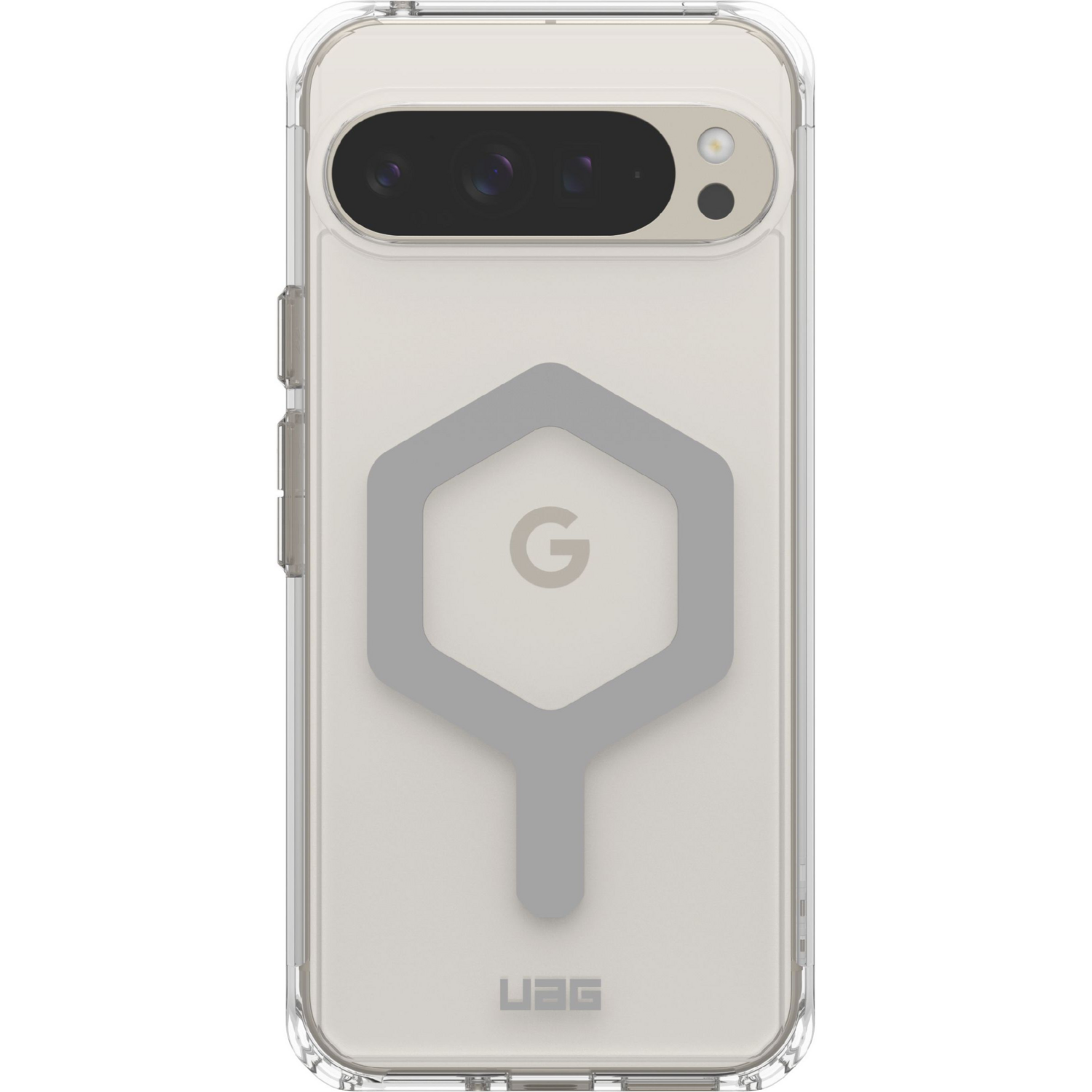 Чехол UAG для Google Pixel 9 Pro XL, Plyo Pro Magnetic, Ice/Silver (614456114333) фото 