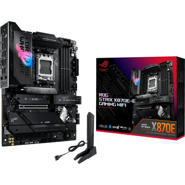 Акція на Материнcкая плата ASUS ROG STRIX X870E-E GAMING (90MB1IB0-M0EAY0) від MOYO