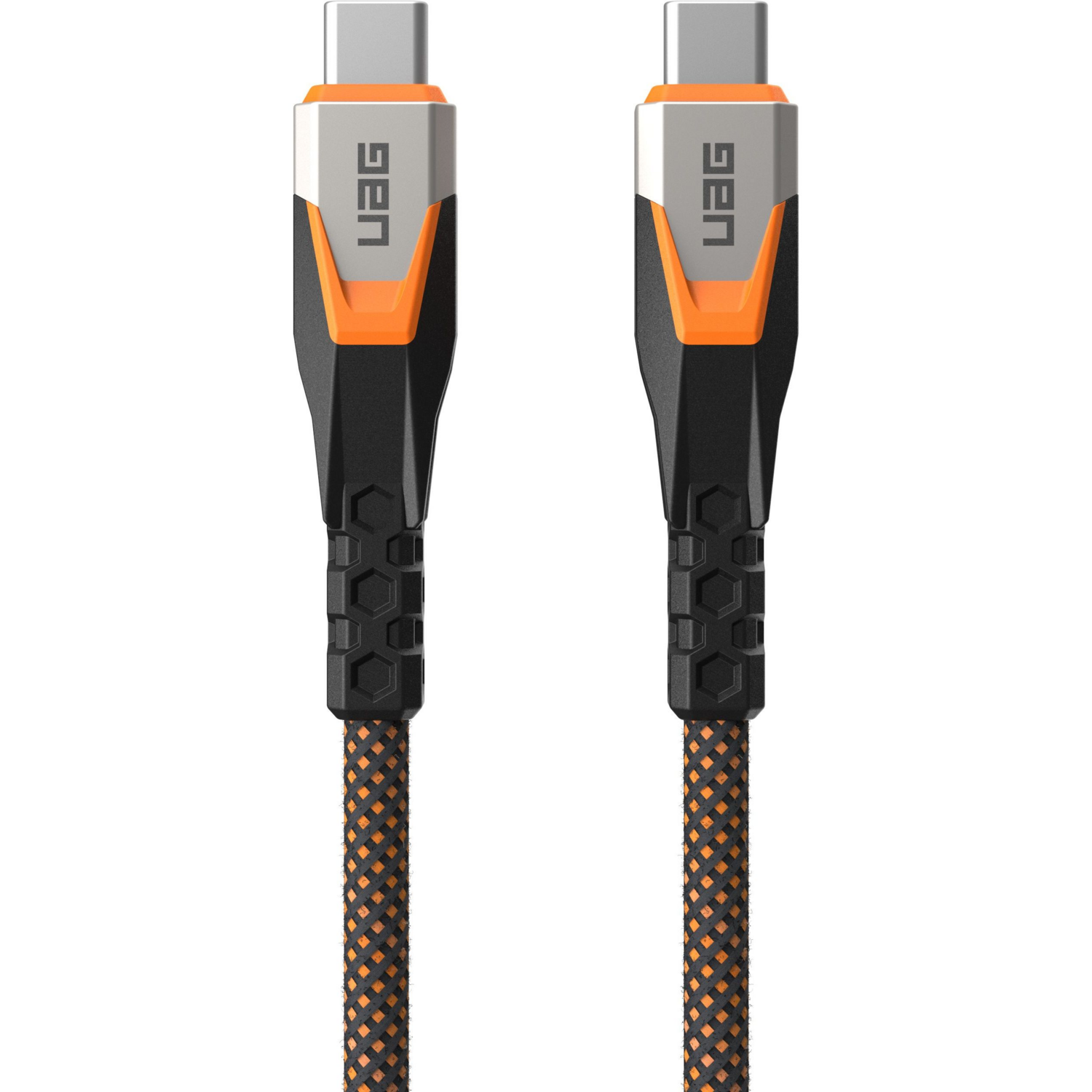 Кабель UAG Type-C - Type-C Data/Charge 0.75м 240Вт Rugged Double Braided Nylon (9B4415114097) фото