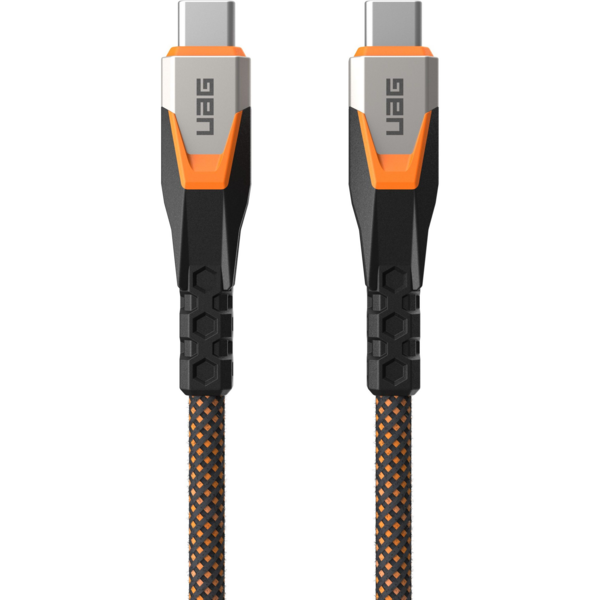 Акція на Кабель UAG Type-C - Type-C Data/Charge 0.75м 240Вт Rugged Double Braided Nylon (9B4415114097) від MOYO