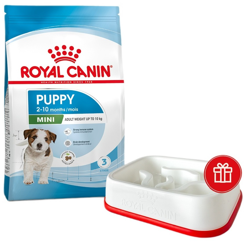 Сухий корм для цуценят Royal Canin Puppy Mini дрібних порід собак 2кг + годівниця в подарунокфото