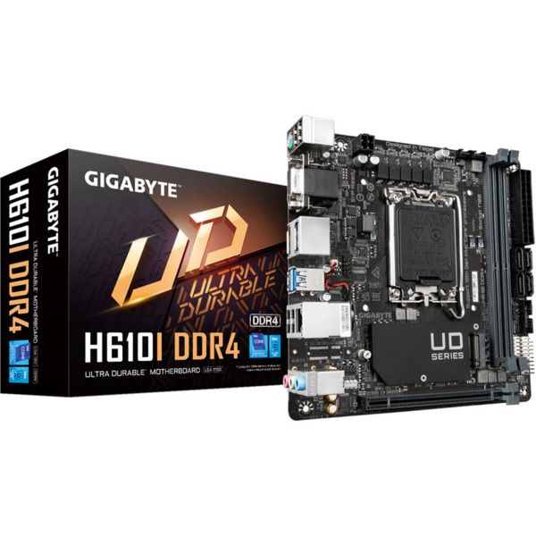 Акція на Материнская плата GIGABYTE H610I DDR4 (H610I_DDR4) від MOYO