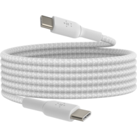 Кабель Belkin Type-C - Type-C braided, Data/Charge, 60Вт, 2м, White (CAB004BT2MWH)