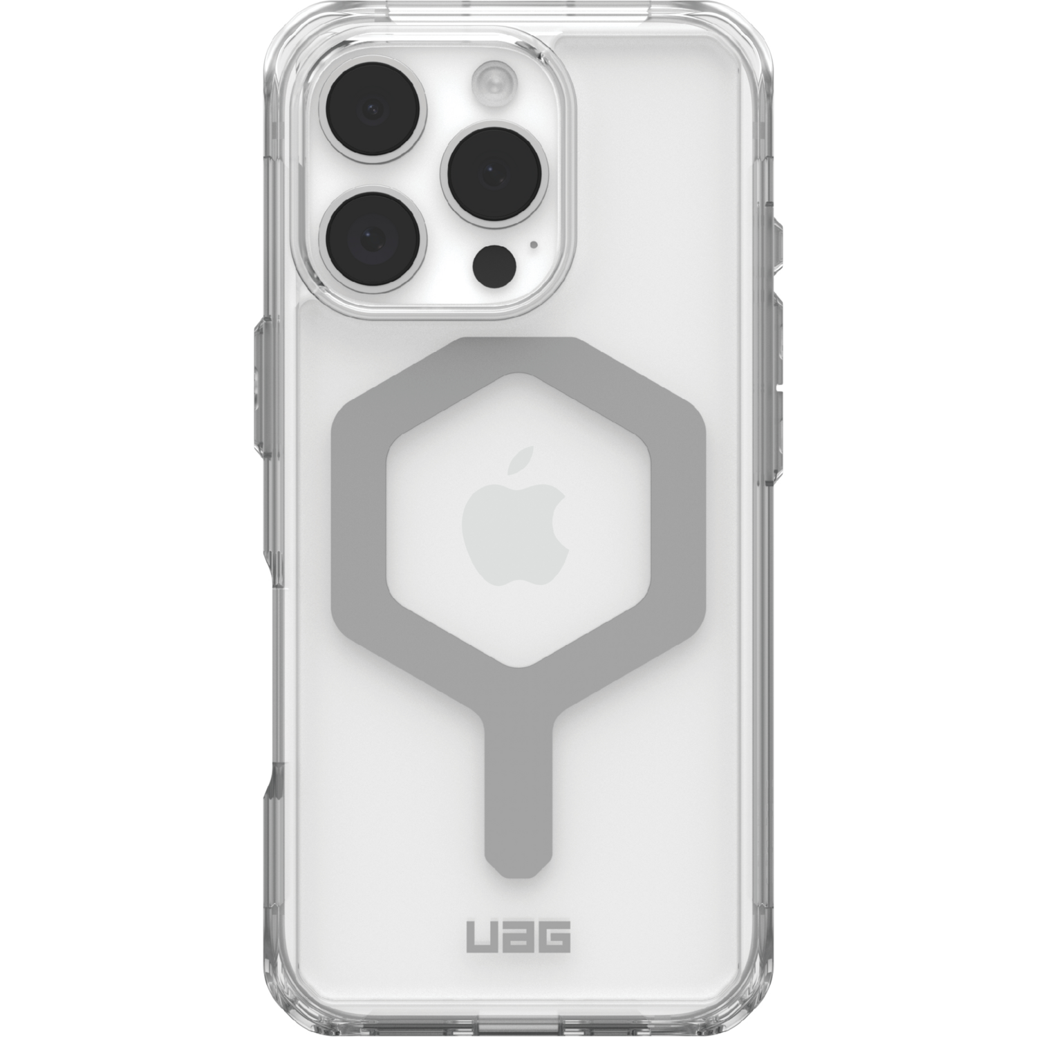 Чехол UAG для Apple iPhone 16 Pro, Plyo Magsafe, Ice/Silver (114480114333) фото 