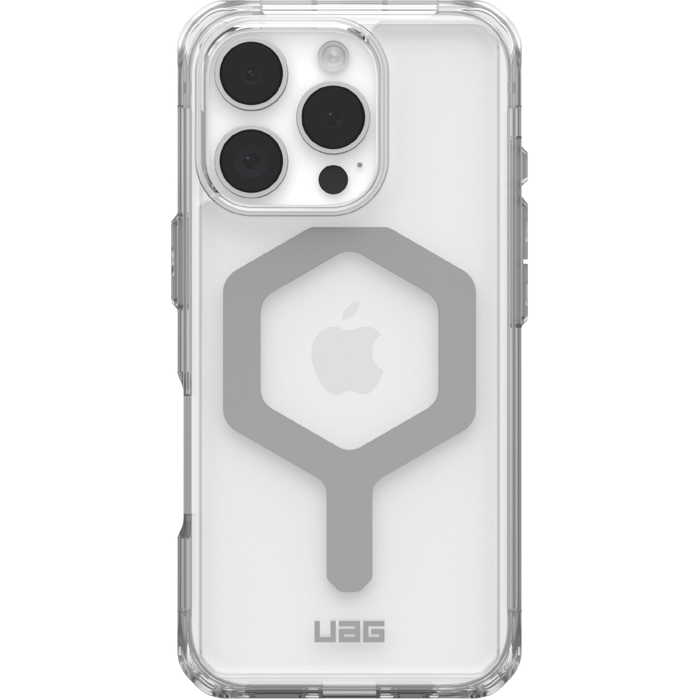 Чехол UAG для Apple iPhone 16 Pro, Plyo Magsafe, Ice/Silver (114480114333) фото 1