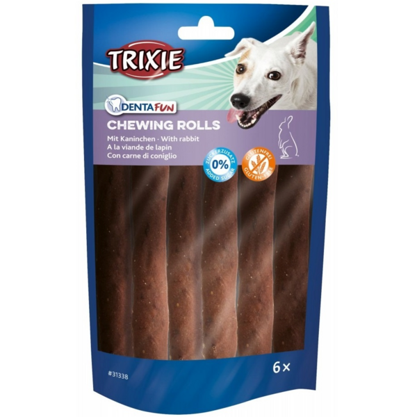 

Лакомство для собак Trixie Denta Fun Палочка для чистки зубов с кроликом 12 см 6*70 г