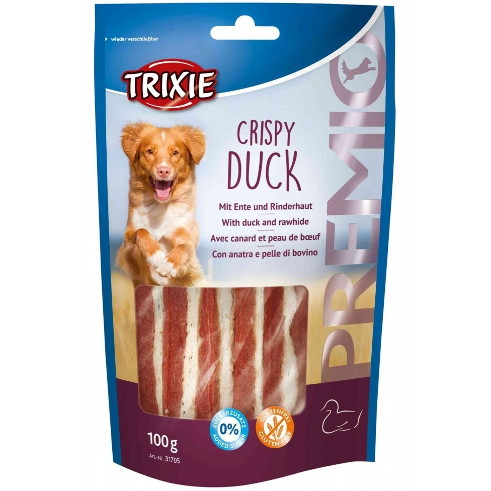 Лакомство для собак Trixie Premio Crispy Duck з уткой 100 г фото 