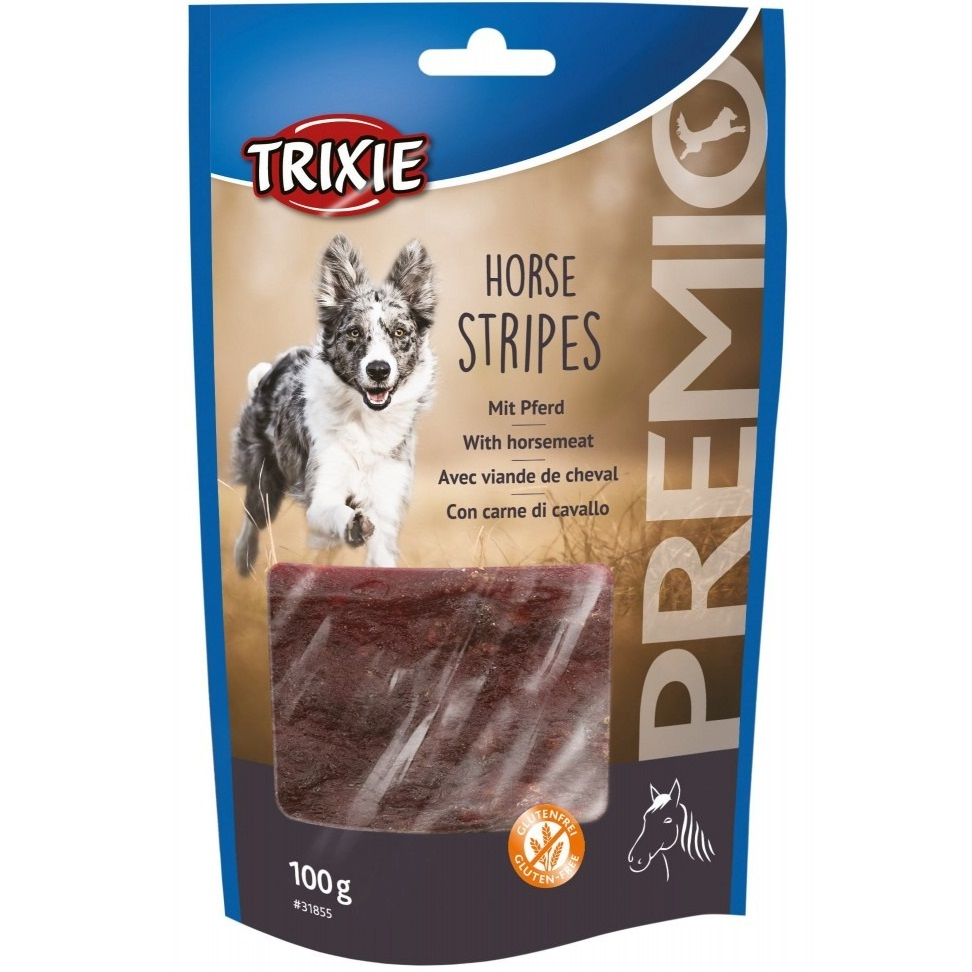 Лакомство для собак Trixie Premio Horse Stripes с кониной 11 см 100 г фото