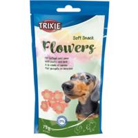 Ласощі для собак Trixie Soft Snack Flowers малих порід і цуценят з ягням та куркою 75 г