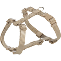 Шлея для собак Trixie Premium H-harness S–M 42–60 см 15 мм песочная