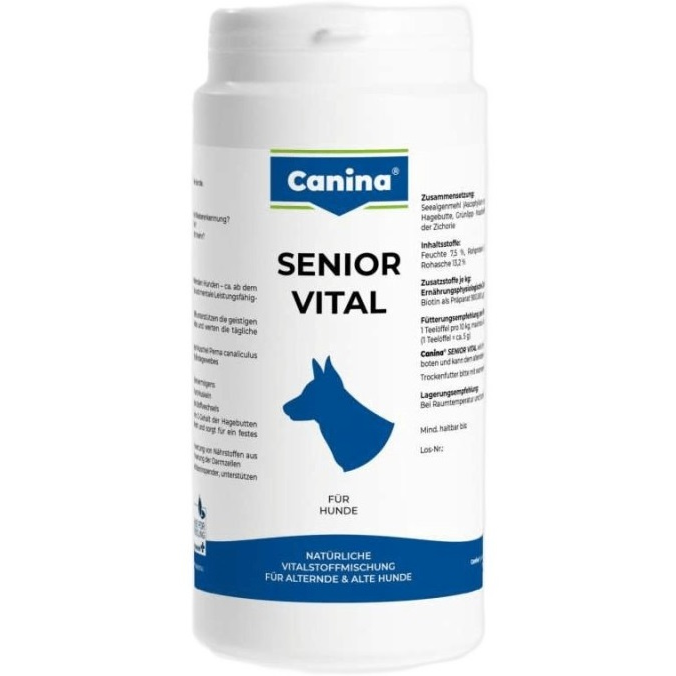 Витамины для пожилых собак Canina Senior Vital старше 7 лет 250 г фото 