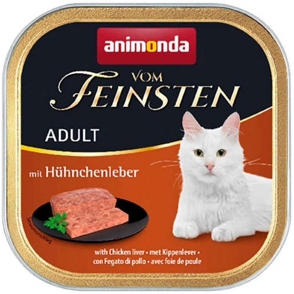 

Влажный корм для котов Animonda Vom Feinsten с куриной печенью 100 г