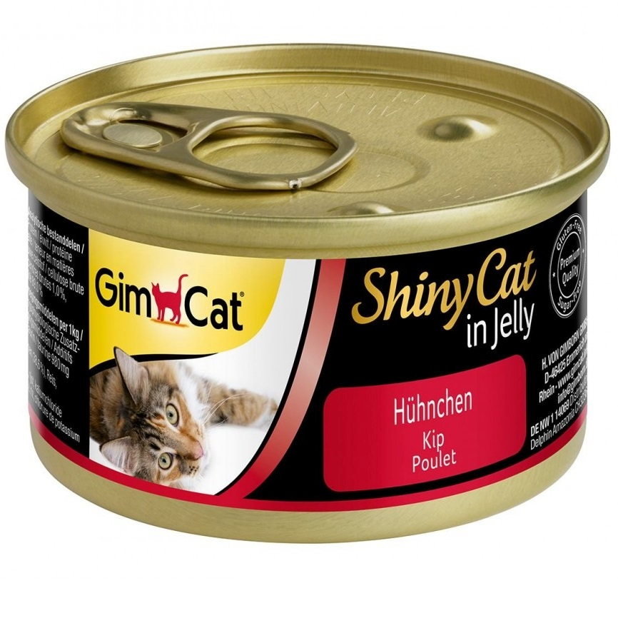 Вологий корм для котів GimCat Shiny Cat курка 70 гфото