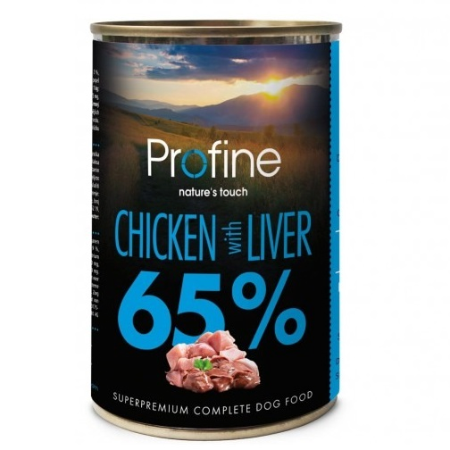 

Влажный корм для собак Profine Dog с курицей и печенью 400 г