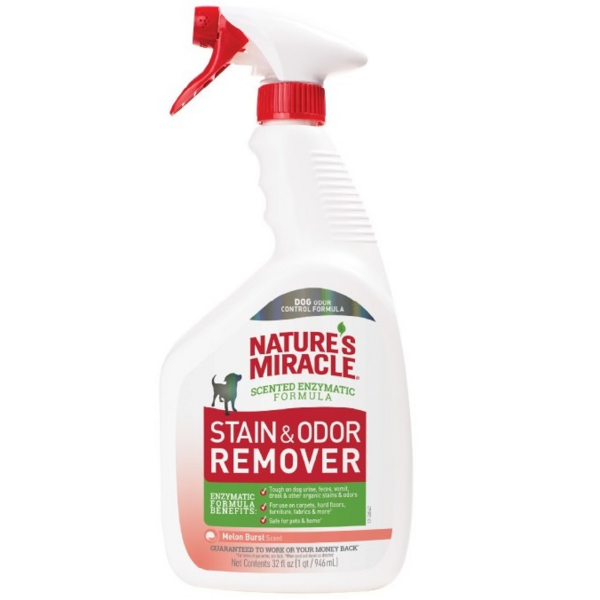 

Средство для собак Nature's Miracle Stain&Odor Remover для устранения пятен и запахов дыня 946 мл