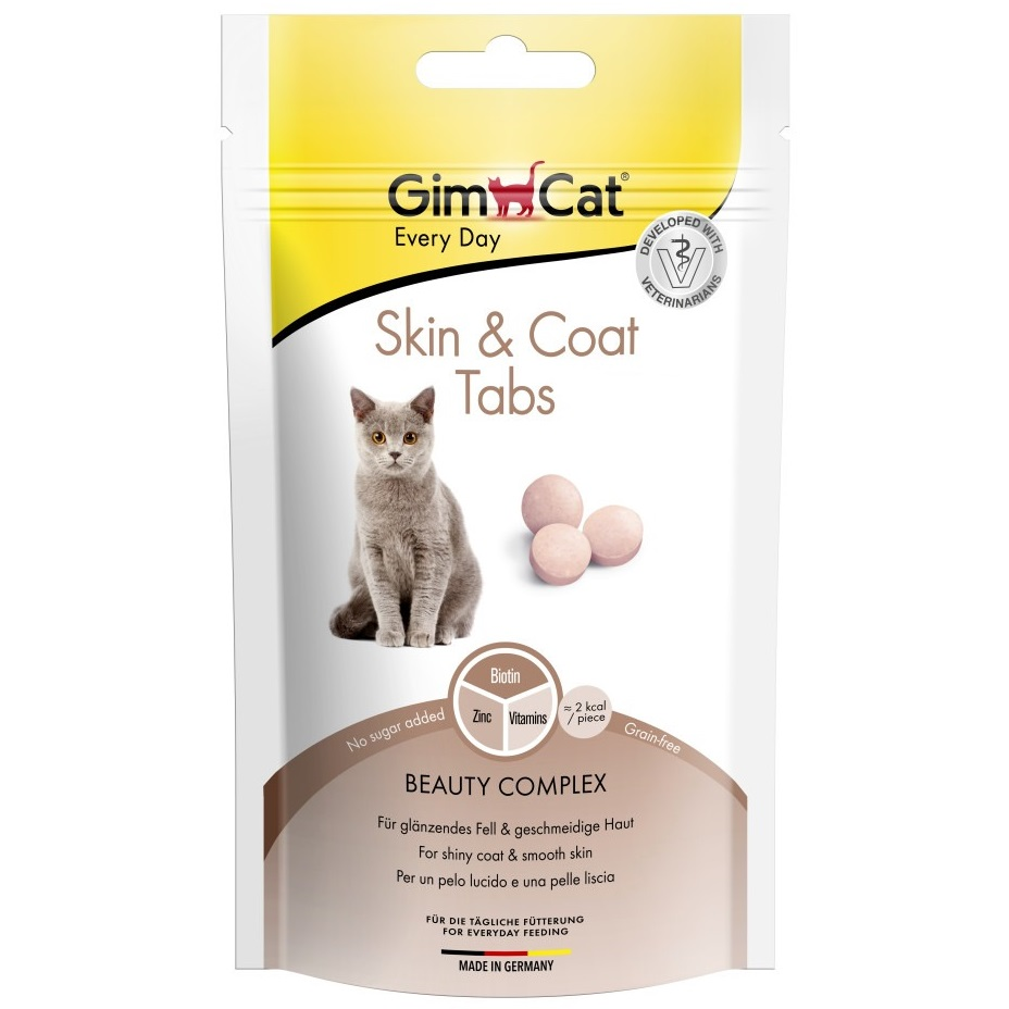 Лакомство для котов GimCat Every Day Skin&amp;Coat 40 г фото 