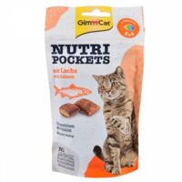 Лакомство для котов GimCat Nutri Pockets лосось 60 г