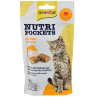 Лакомство для котов GimCat Nutri Pockets сыр с таурином 60 г