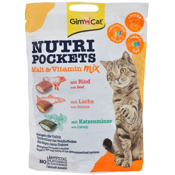 

Лакомство для котов GimCat Nutri Pockets мультивитамин 150 г