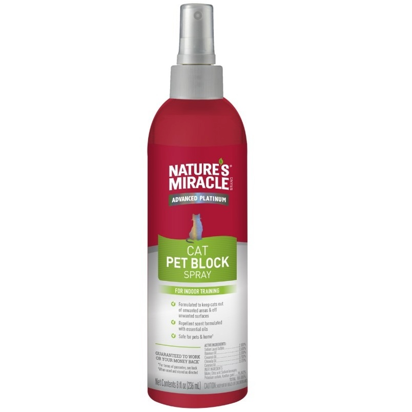 Спрей-відлякувач для котів Nature&#039;s Miracle Pet Block Spray 236 млфото