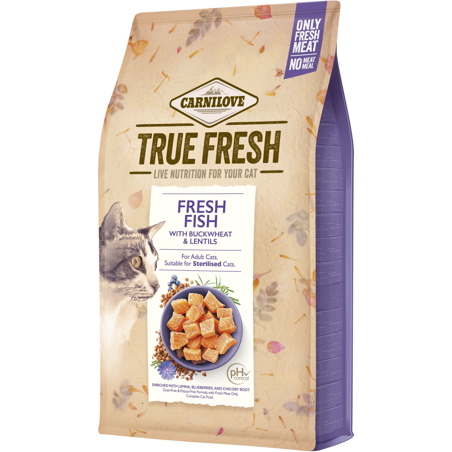 Сухой корм для котов Carnilove True Fresh Cat с рыбой 1.8 кг фото