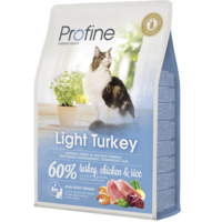 Сухой корм для котов с лишним весом Profine Light с индейкой и курицей 2 кг