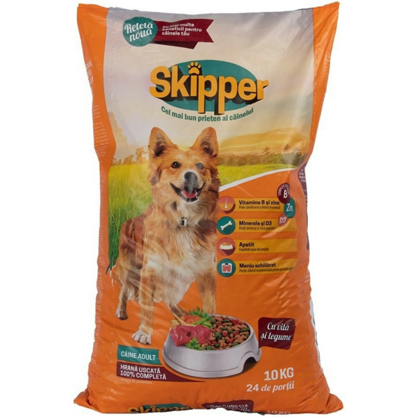 

Сухой корм для собак Skipper говядина и овощи 10 кг