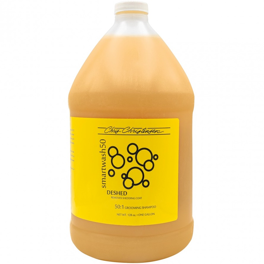 Шампунь для собак та котів Chris Christensen Smartwash 50 DeShed для полегшення линяння 3,8лфото1