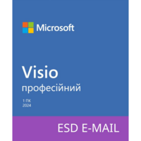 Microsoft Visio Pro 2024, ESD для 1 ПК або Mac, ел. ключ, всі мови (EP2-07111)