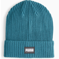 Шапка Puma Ribbed Classic Cuff Beanie 024038-10 Adult голубая