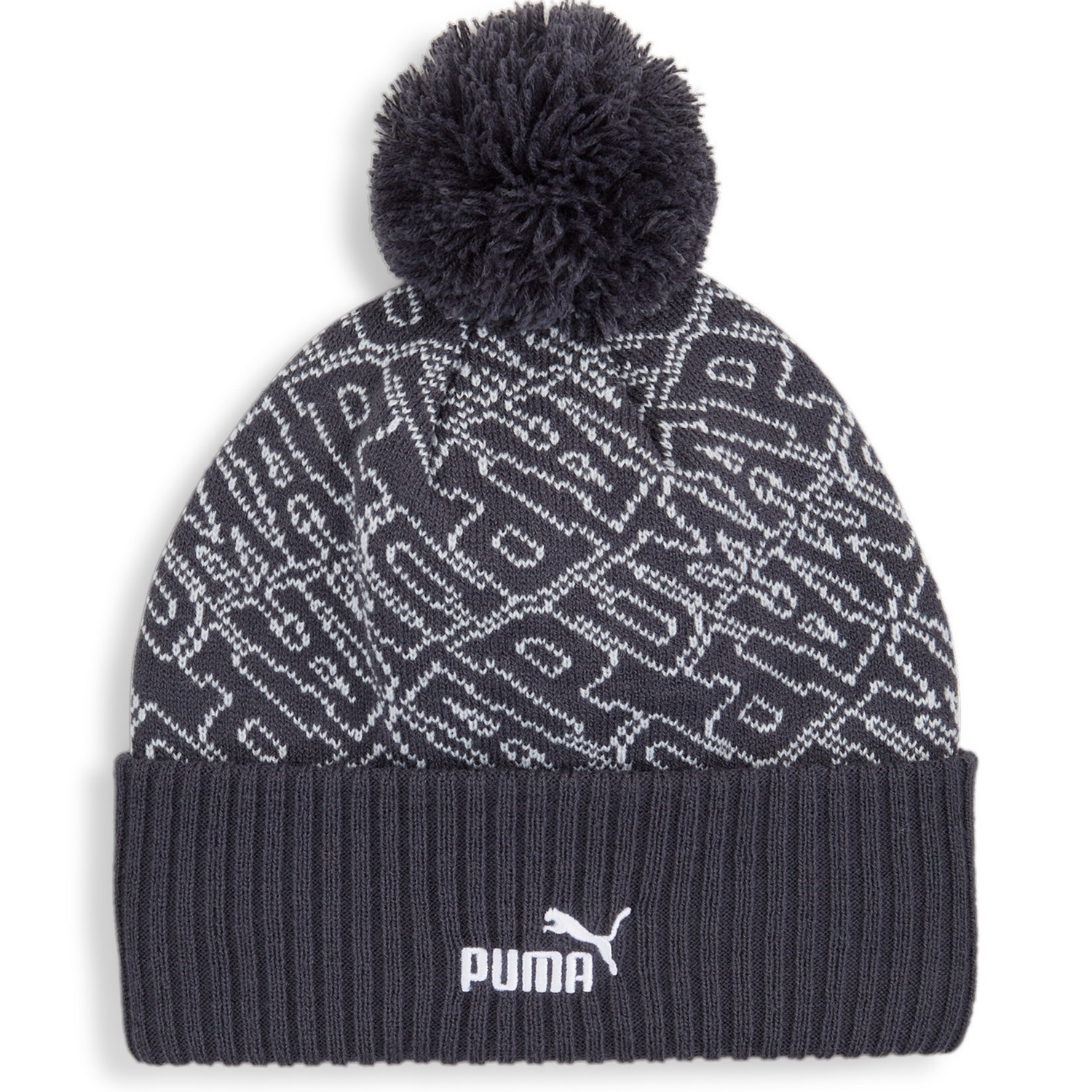 Шапка Puma Ess Pom Beanie 025469-03 Adult серая фото 