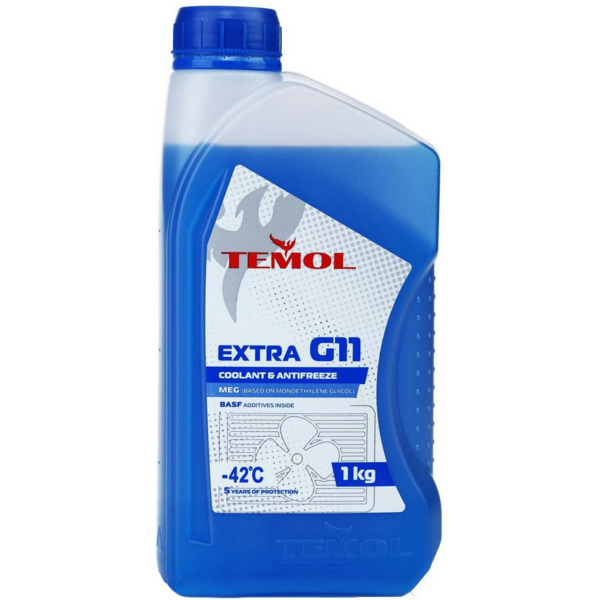 

Антифриз Temol Extra G11 -42°C синий 1л (4820152381019)