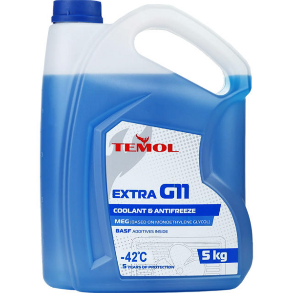 

Антифриз Temol Extra G11 -42°C синий 5л (4820152381026)